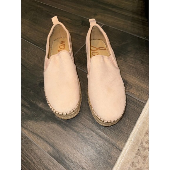 Sam Edelman Shoes - Sam Edelman light Pink Suede Espadrille size 7.5